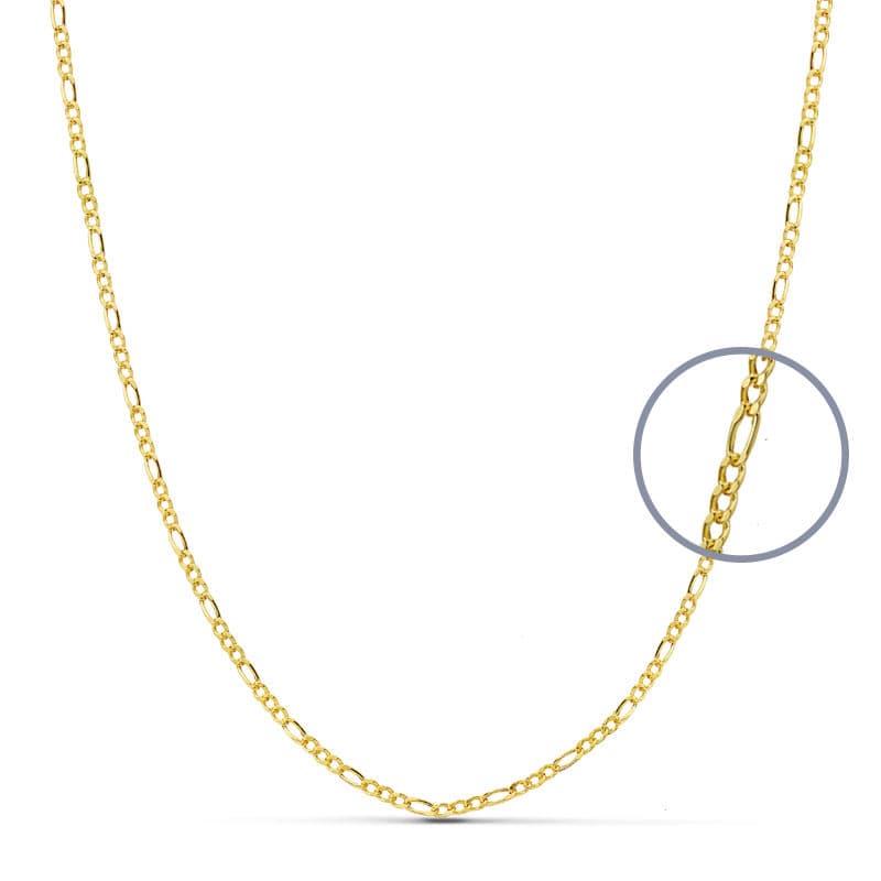 18K Yellow Gold Cartier Chain 45 cm Hollow 1.5 mm