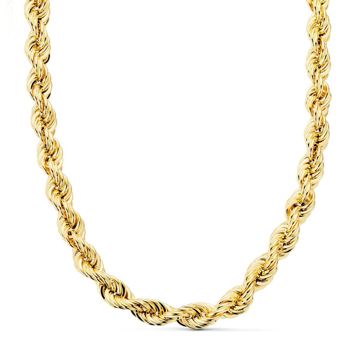 18K Yellow Gold Solomon's Knot Chain 60 cm Light 7.5 mm