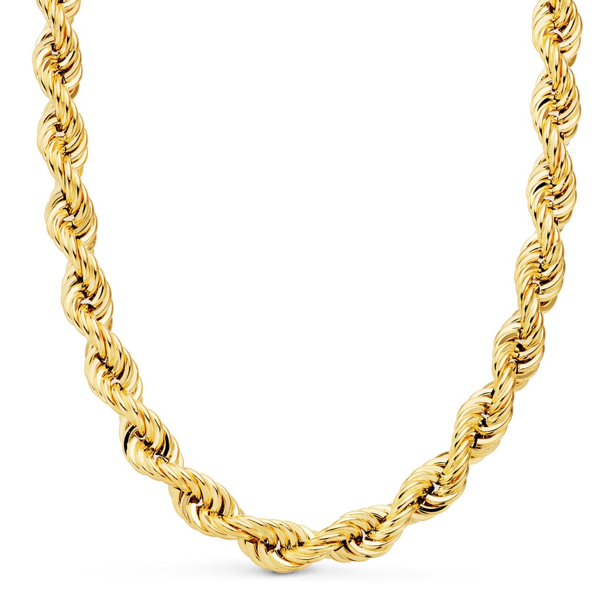18K Yellow Gold Solomon's Knot Chain 60 cm Light 8.5 mm