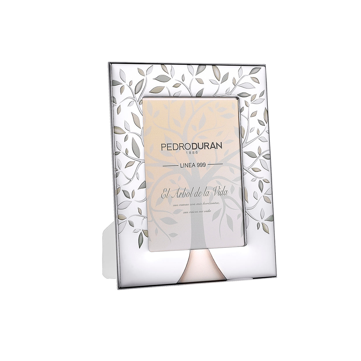 Pedro Durán Silver Photo Frame Anniversary Tree of Life