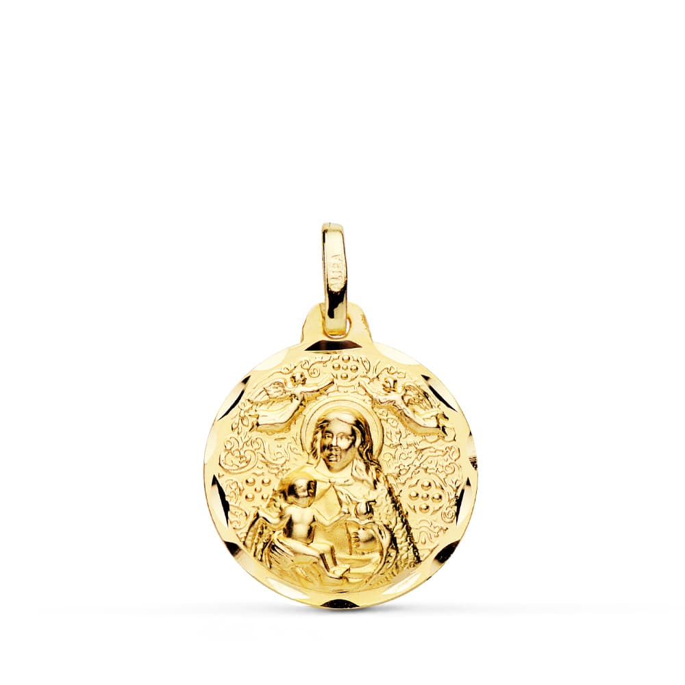 18K Medal Virgin of the Ribbon 18 mm
