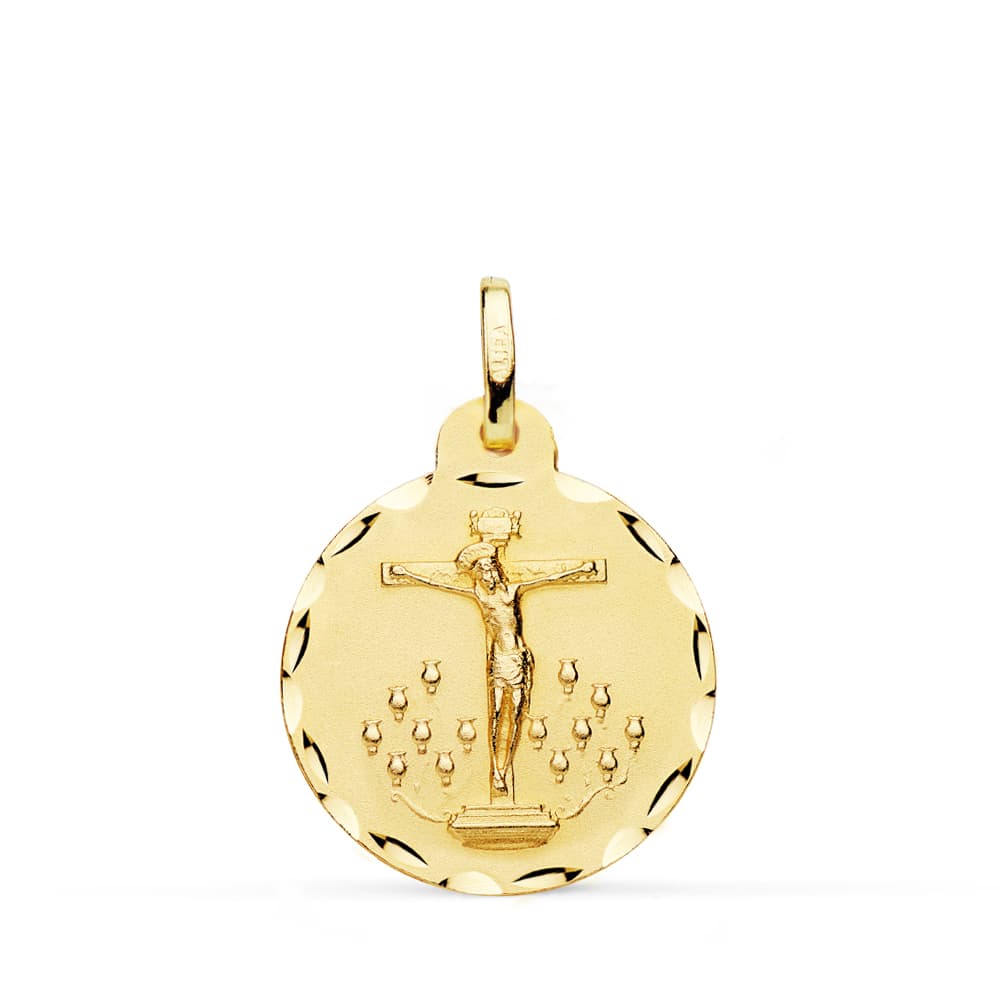 18K Christ of La Laguna Medal 20 mm