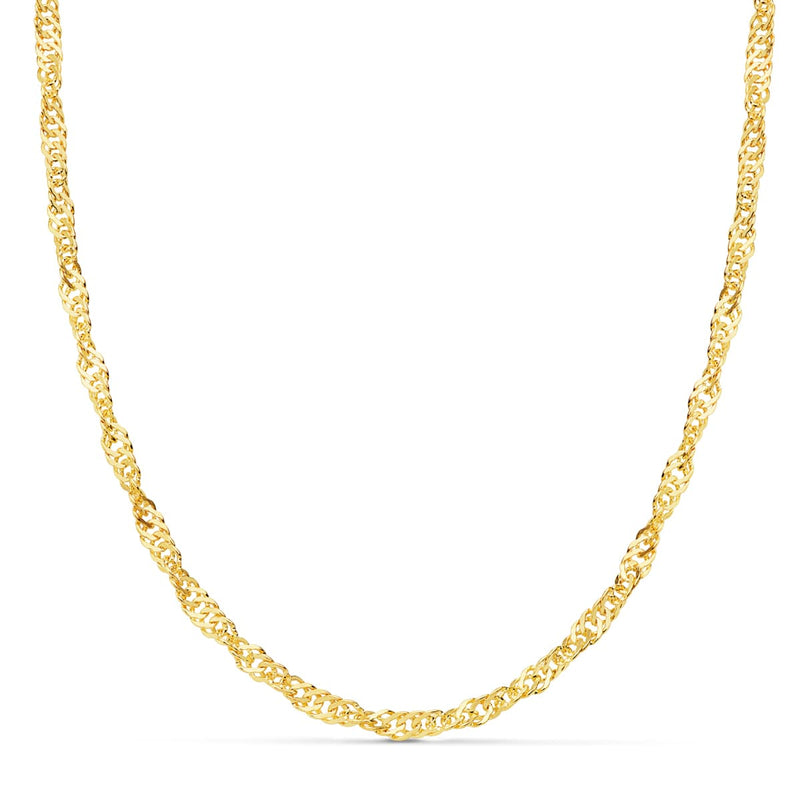 Chaîne Singapour Solide 18K 50 cm 4 mm