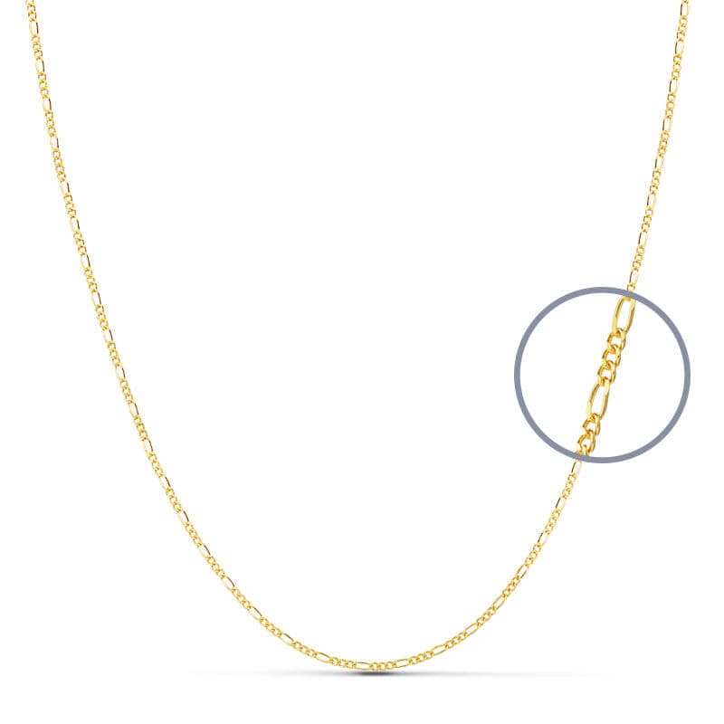 18K Solid Cartier Chain 40 cm 1 mm