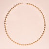 18K Yellow Gold Hollow Rope Chain Width: 8x6mm. Length: 60 cm