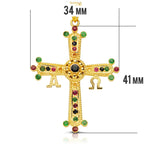 18K Large Covadonga Cross 40x34 mm