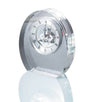 Reloj de sobremesa de cristal con maquinaria esqueleto