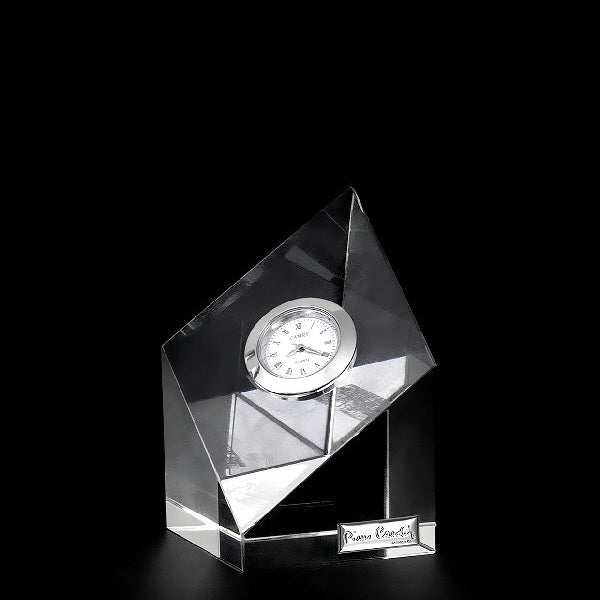 Reloj de sobremesa Pierre Cardin de cristal