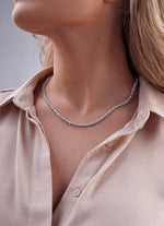 Collares Fiesta Estilo Rivière con Circonitas Talla Redonda
