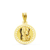 18K Virgin Girl Medal 17x14 mm