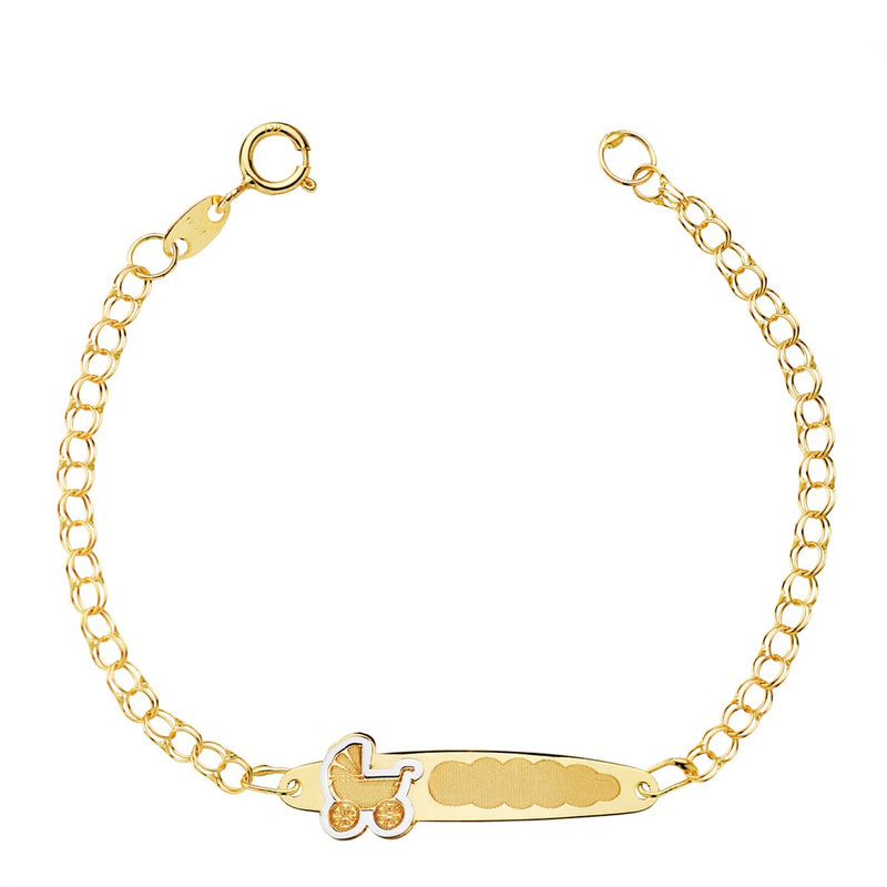 18K Hungarian Bangle Bracelet 13.5cm