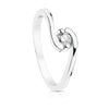 18K White Gold Brilliant Cut Diamond Solitaire 0.200 Qts. Si-H