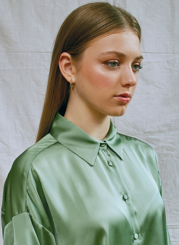 Fine and elegant design silver hoop earrings golden model 25 mm