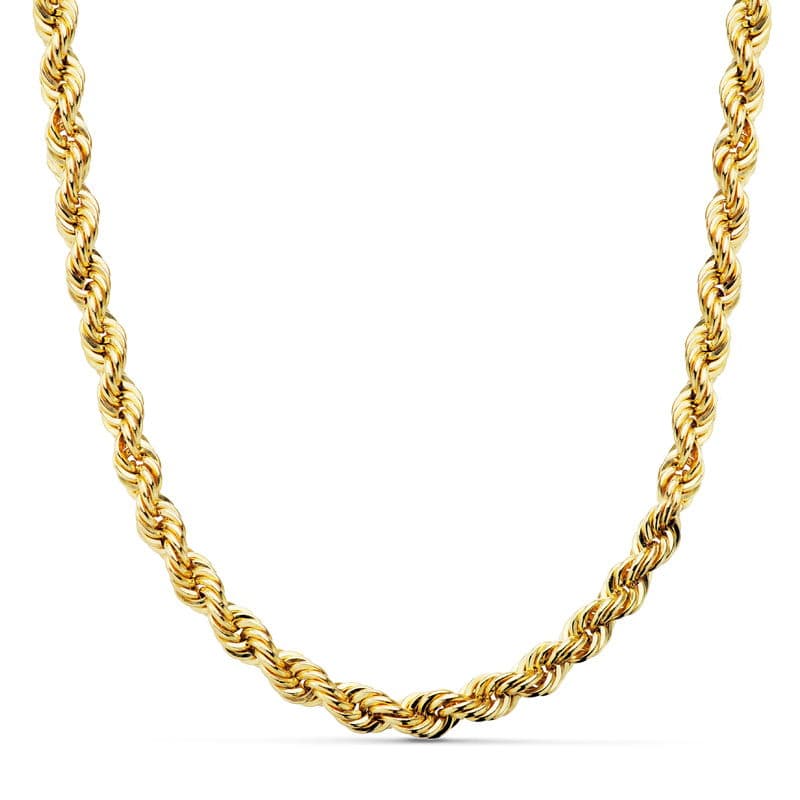 18K Solomon's Knot Chain 60 cm 5.5 mm