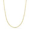 18K Cadena Oro Amarillo Forzada Maciza Ancho: 1.9mm Largo: 60 cm