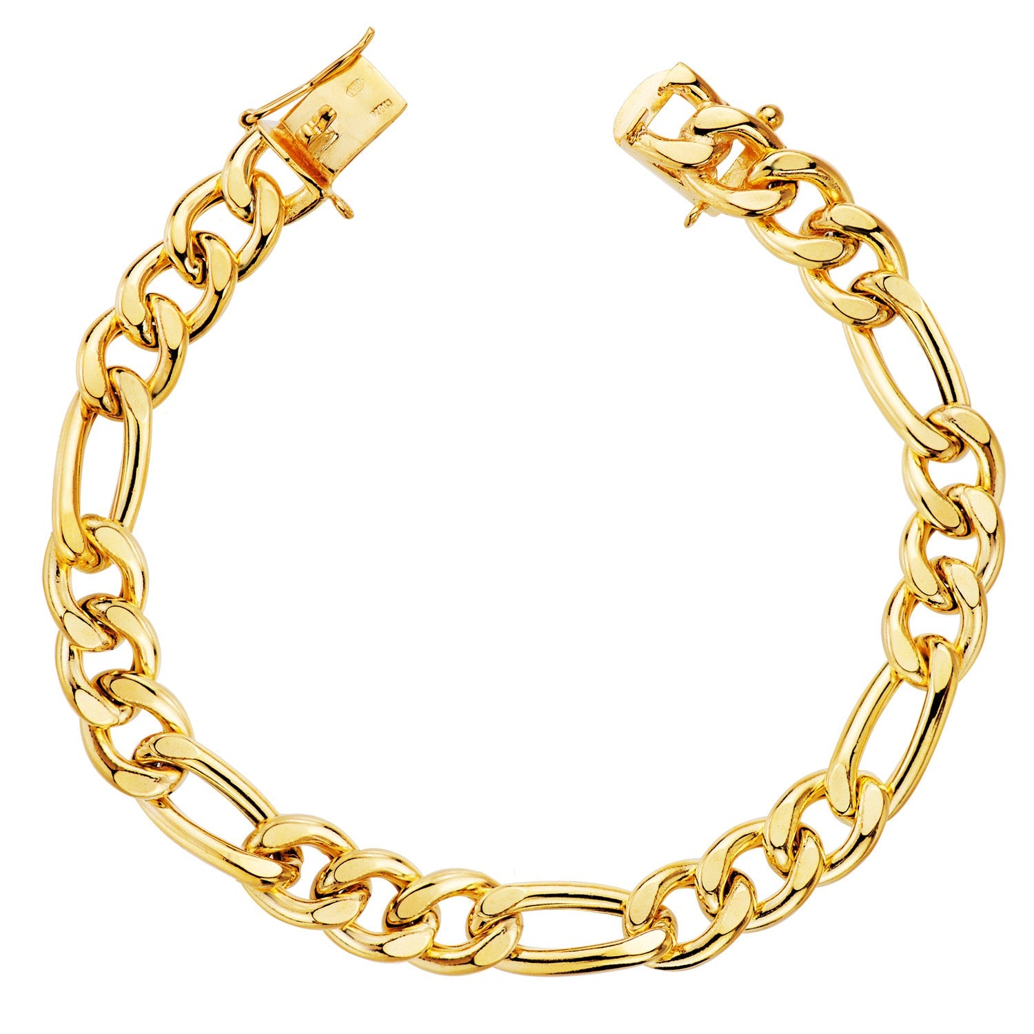 18K Yellow Gold Cartier Bracelet 3x1 Hollow Width: 8 mm. Length: 21.5 cm