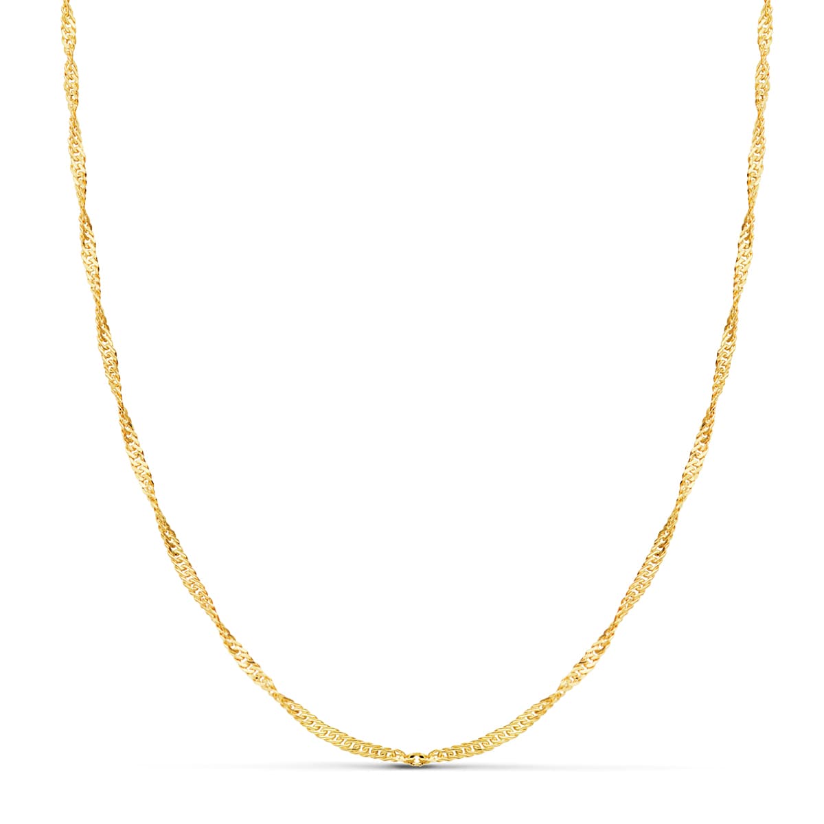 18K Hollow Singapore Chain 2 mm 50 cm 1.70 Gr