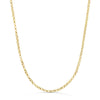 18K Yellow Gold Hollow Rolo Chain Width: 2.5mm Length: 45 cm Reasa Clasp