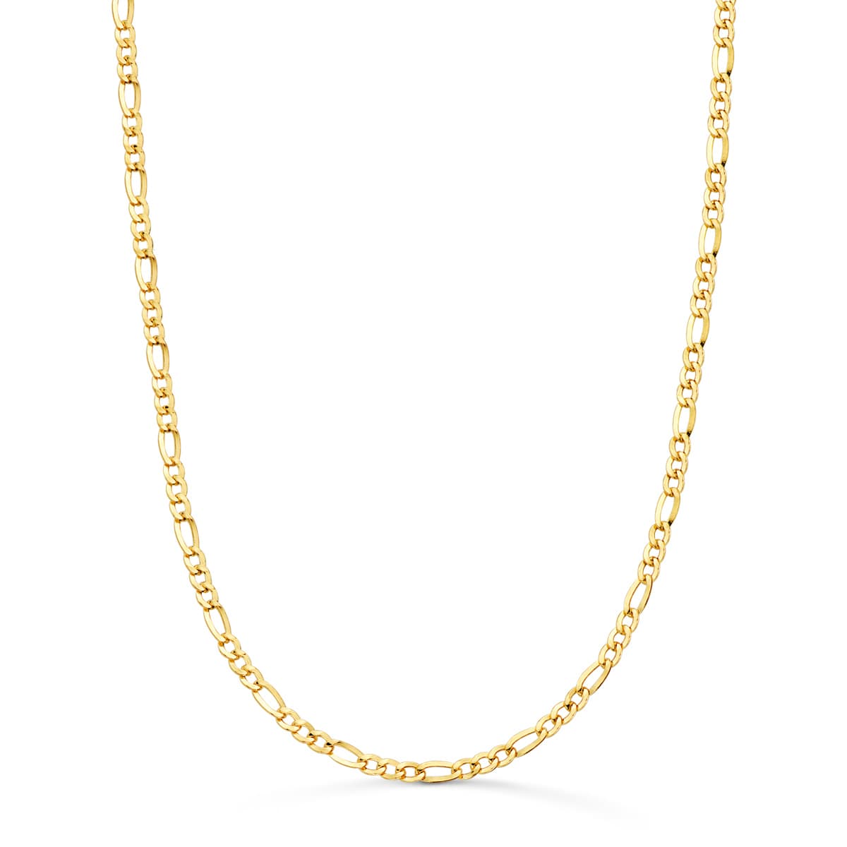 18K Yellow Gold Cartier Hollow Chain Flat Wide Link: 2.2mm Length: 50 cm