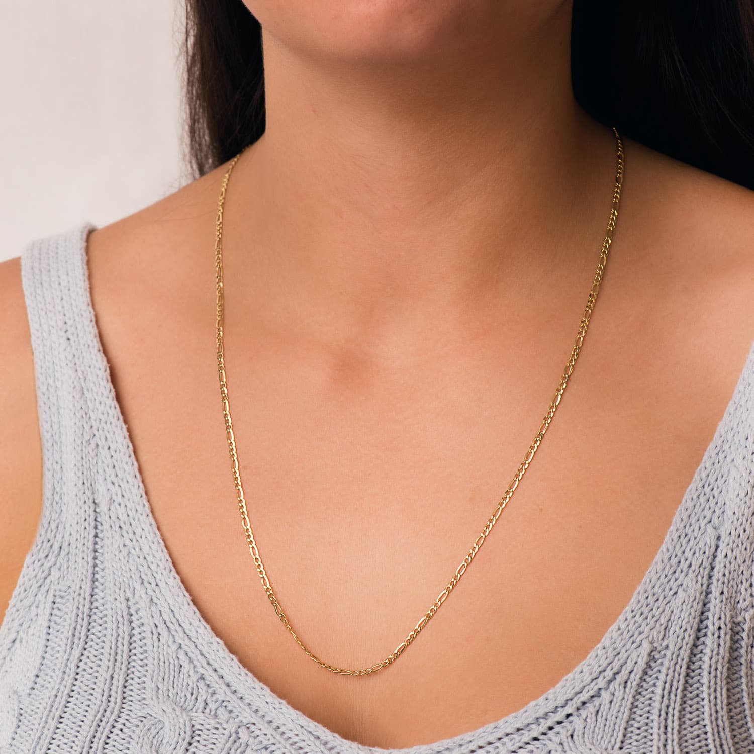 18K Yellow Gold Cartier Hollow Chain Flat Wide Link: 2.2mm Length: 60 cm