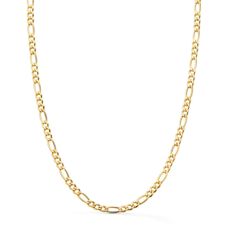 18K Yellow Gold Hollow Cartier Link Chain Width 4 mm Length 60 cm