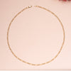 18K Yellow Gold Hollow Cartier Link Chain Width 4 mm Length 60 cm