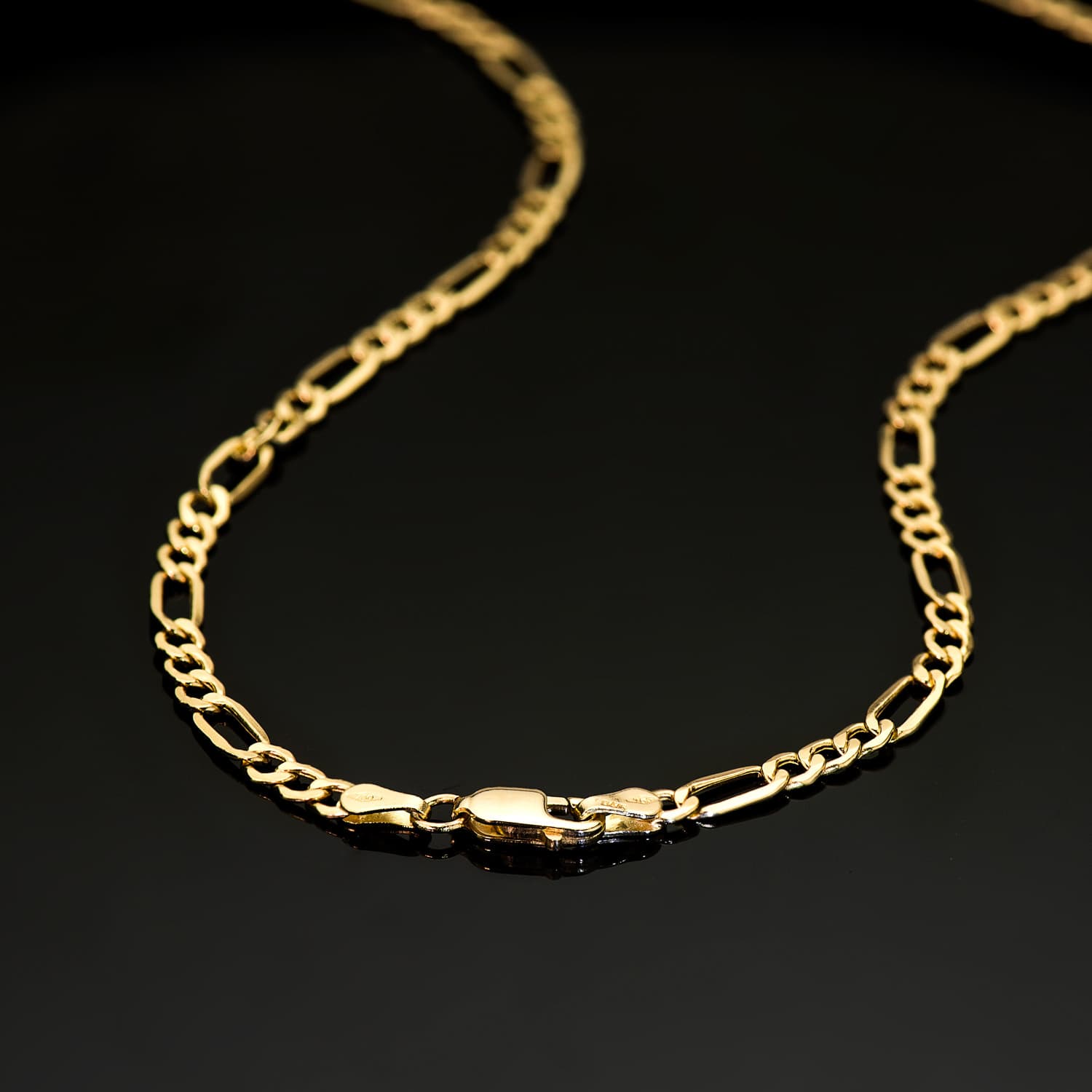 18K Yellow Gold Cartier Hollow Chain Width: 3.5mm Length: 50 cm Lobster Clasp