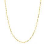 18K Yellow Gold Chain Hollow Anchor Length 50 cm Width 2 mm