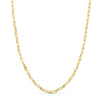 18K Yellow Gold Chain Hollow Anchor Length 50 cm Width 2.5 mm