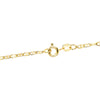 Chaîne d'ancre creuse en or jaune 18 carats Longueur 60 cm Largeur 2,5 mm