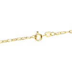 18K Yellow Gold Chain Hollow Anchor Length 50 cm Width 2.5 mm