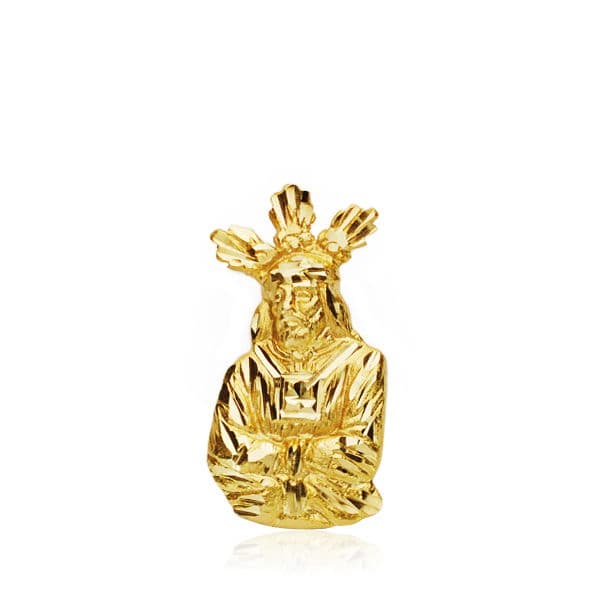 18K Cristo Cautivo Silhueta 19x9 mm