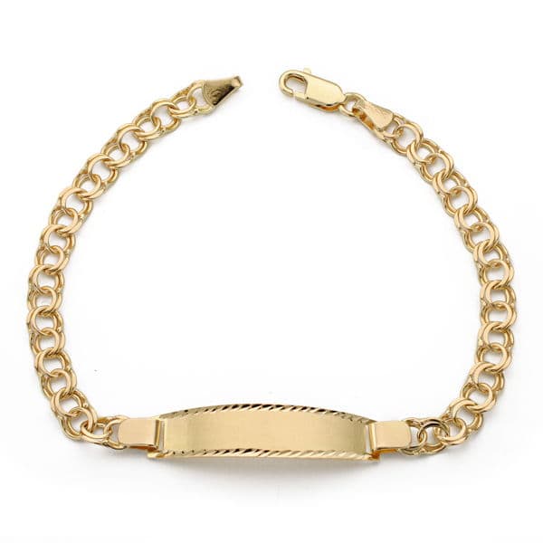 18K Yellow Gold Hungarian Slave Bracelet 20cm
