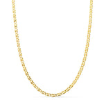 18K Yellow Gold Chain Hollow Anchor Length 45 cm Width 2 mm
