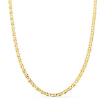 18K Yellow Gold Chain Hollow Anchor Length 45 cm Width 3 mm