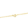 18K Cadena Oro Amarillo Barbada Maciza Largo 50 cm Ancho 1.5 mm