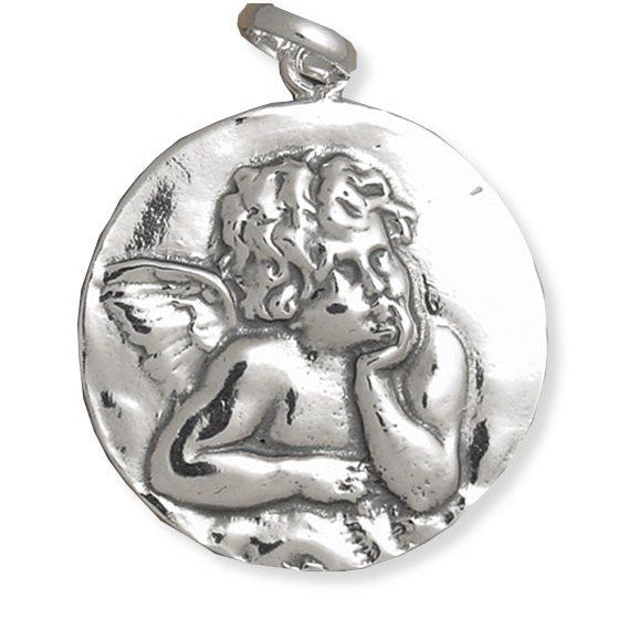 Medalla de Cuna Plata Angelito Rafael Maciza