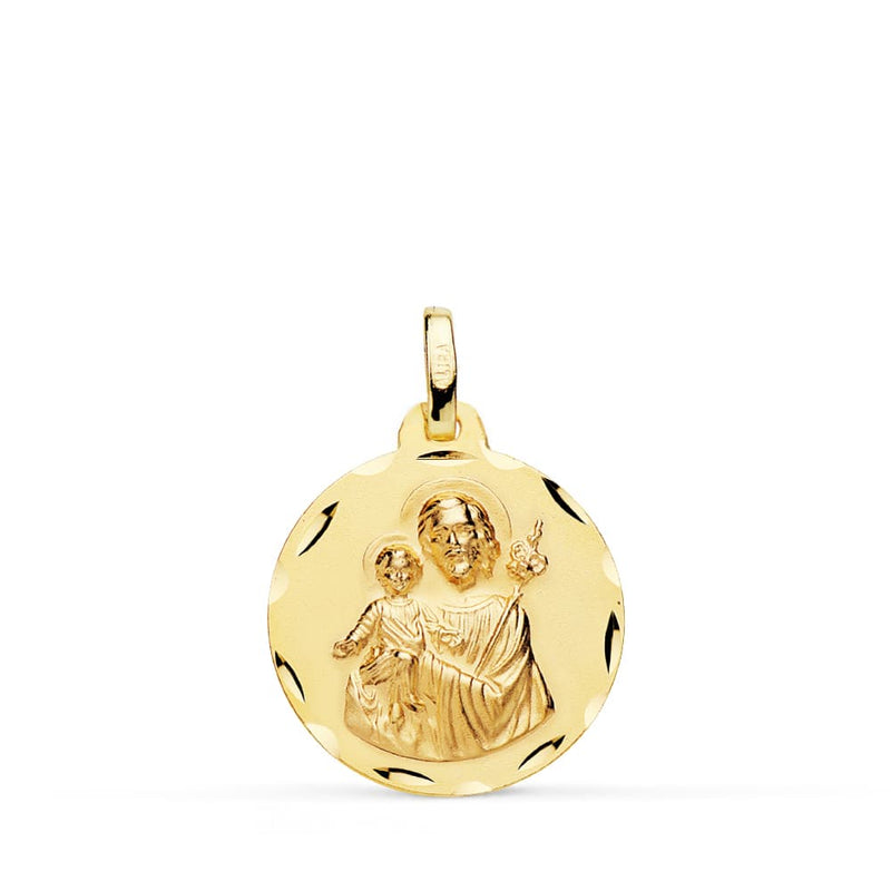 Médaille Saint Joseph 18K 18 mm