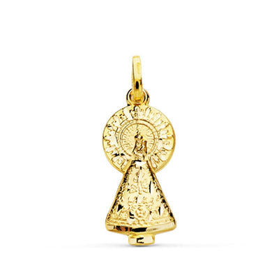 18K Virgen Del Pilar Silhouette 25x11 mm