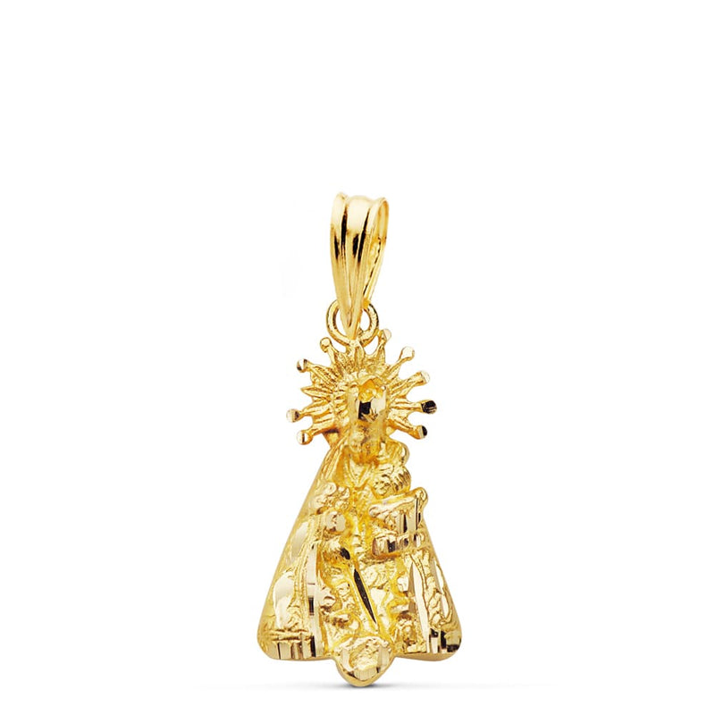 18K Silueta Virgen De Los Desamparados 20x10 mm