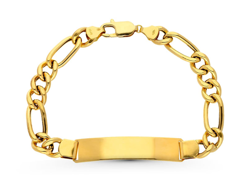 Bracelet esclave Cartier pour homme en or jaune 18 carats 3x1. 21,50cm
