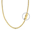 18K Curb Chain 50 cm Hollow 3 mm