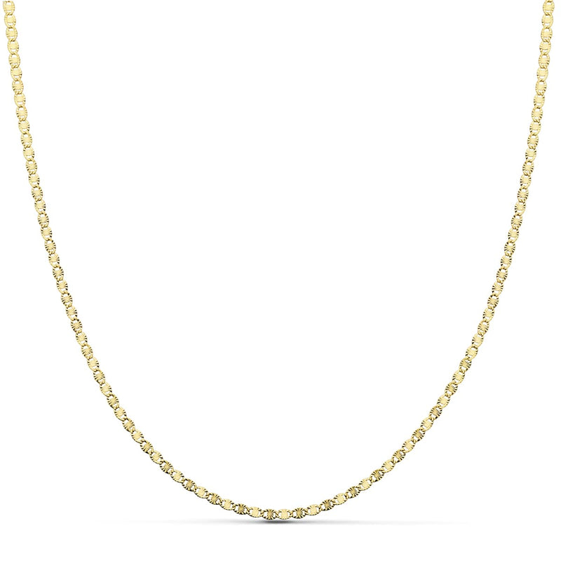 18K Solid Diamond Chain 2 mm 45 cm