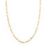 18K Yellow Gold Chain Anchor 3x1 Hollow Length 45 cm Width 2 mm