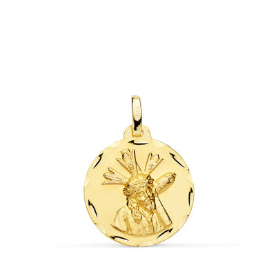 18K Christ of the Great Power Medal Carved 18 mm