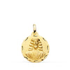 18K Yellow Gold Christ Medinaceli Medal Size 18 mm