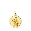 18K St. Christopher Medal Bezel 18mm