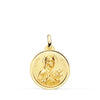 18K Yellow Gold Medal Saint Gemma Bezel 18 mm
