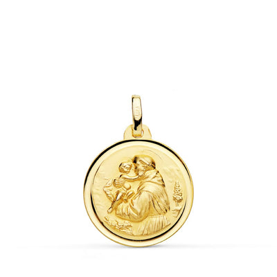18K Saint Anthony Medal Bezel 18mm