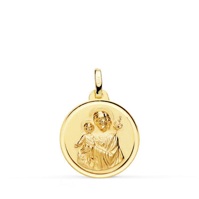 18K Saint Joseph Medal Bezel 18mm